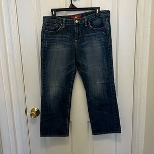 Lucky Brand crop jeans size 12/31